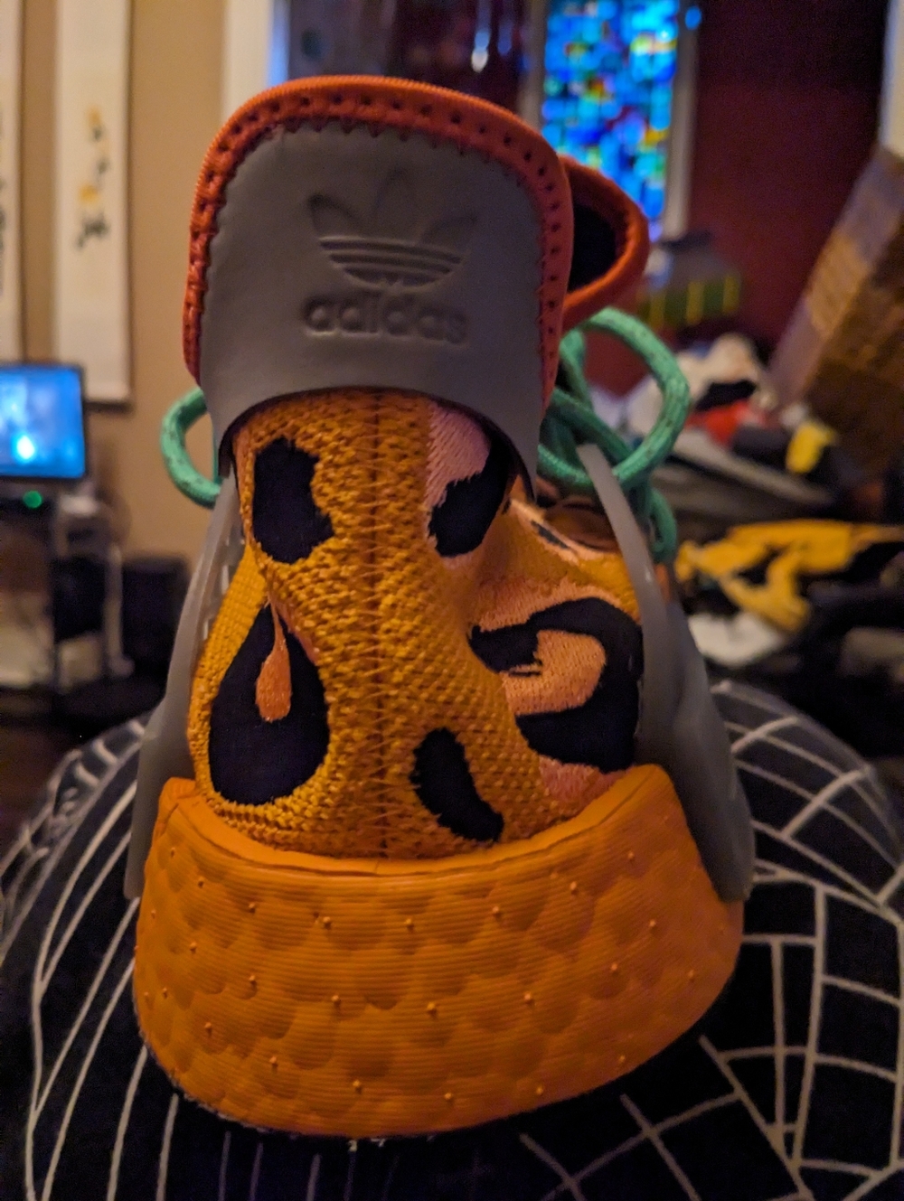 🔥 Adidas NMD Human Race Style – Leopard Print – Size 10 – Great Condition 🔥 - Picture 3 of 7